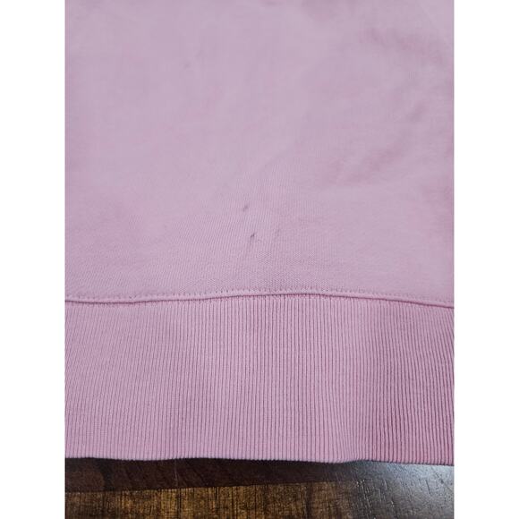 Talbots Womens L Petite Pink Embroidered Crewneck Sweatshirt Long Sleeves Lp - Picture 12 of 12